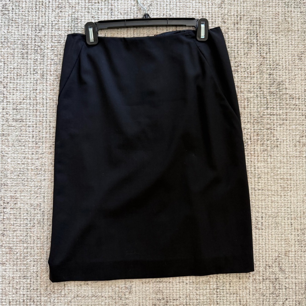 J. Crew Black Pencil Skirt
